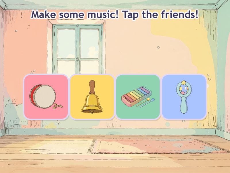 Baby Band toddler game screenshot
