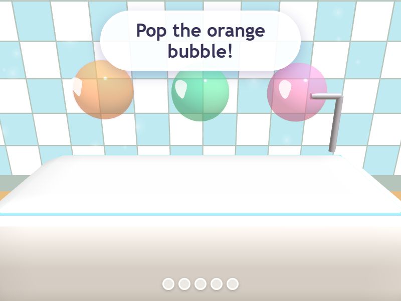 Bubble Bath 3D toddler game screenshot