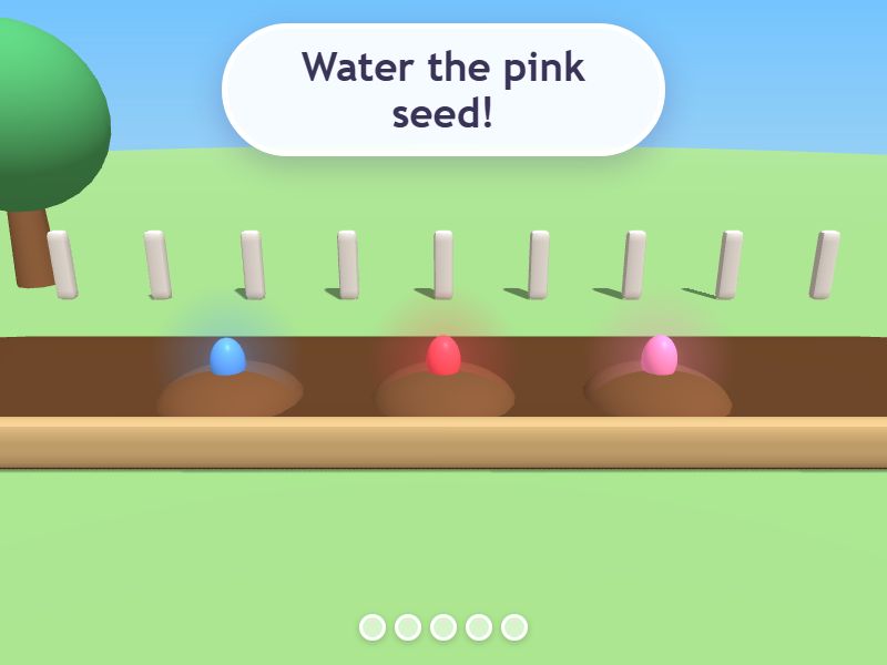 Garden Grow 3D toddler game screenshot