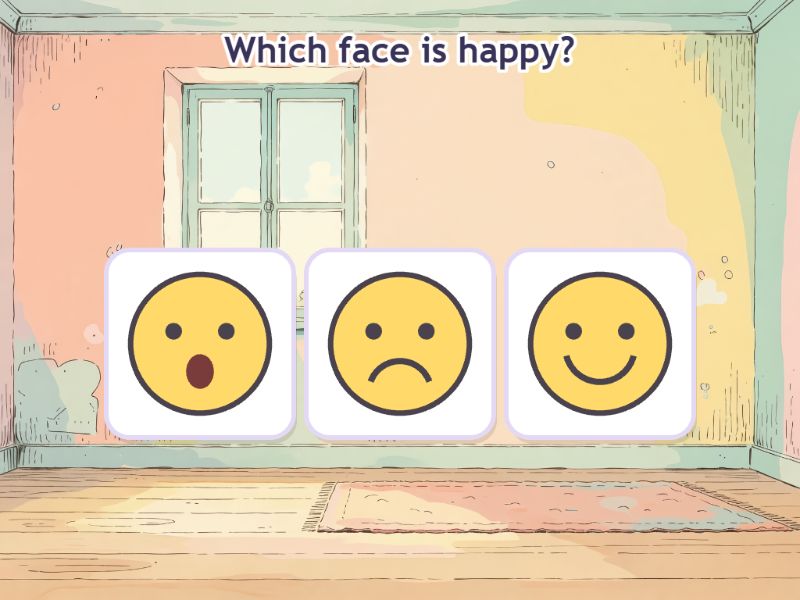 Happy Faces toddler game screenshot