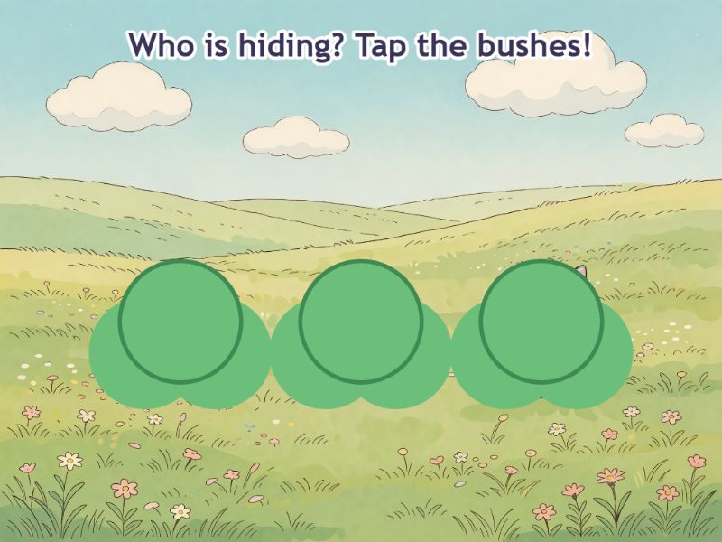 Peekaboo Friends toddler game screenshot