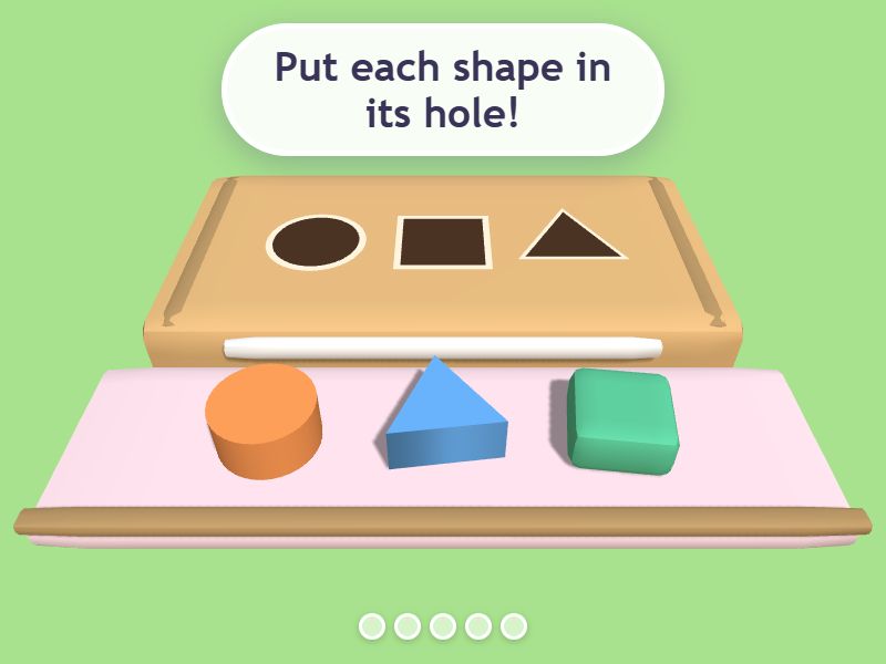 Shape Sorter 3D toddler game screenshot