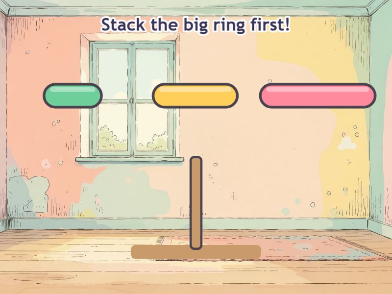 Stack It Up toddler game screenshot